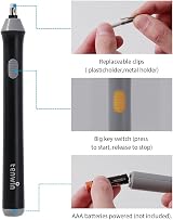 Tihoo Electric Eraser Battery Operated Kit with 22 Refills 2.3mm 5mm view 3