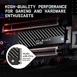 WD_BLACK 1TB SN750 NVMe Internal Gaming SSD Solid