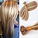 Sunny Cold Fusion Hair Extensions Natural Keratin U tip Hair Extensions Highlight Balayage Remy Human Hair 14