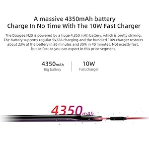 DOOGEE X97 PRO (2022) 4G Smartphone Offerta 4G - 6,0 pollici Android 12, 4 GB RAM + 64GB ROM, 4200 mAh Batteria 12 MP… - immagine 8