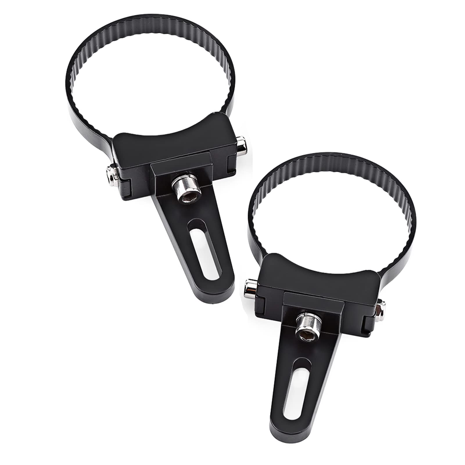 Bullbar Mounting Bracket Clamps, 1" 3" Aluminum Tube Bull/Roll Bar Mount Bracket Clamps LED Car Truck SUV ATV Off Road Vehicle Work Light Holder (3")