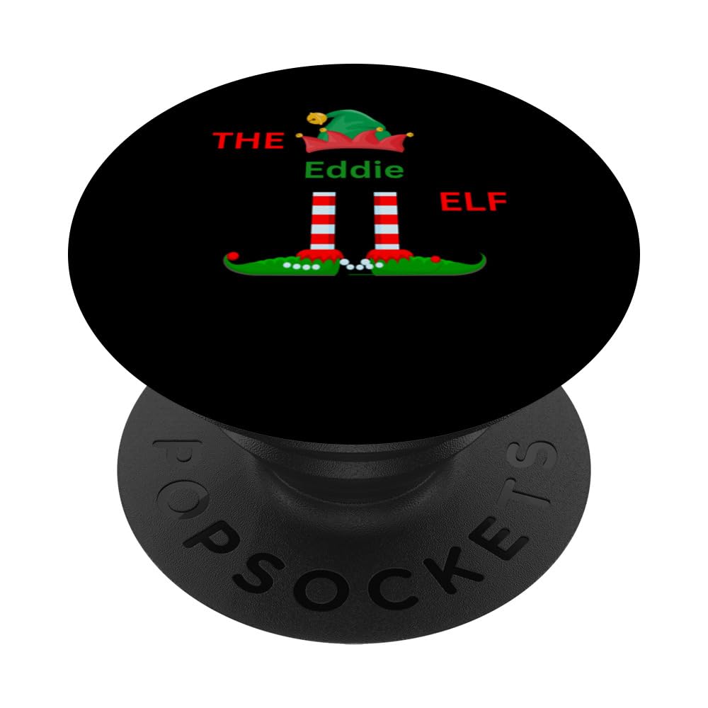 The eddie Elf Funny Christmas Pajama Family Matching Elf t-s PopSockets Swappable PopGrip