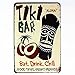 SOPAHU Tiki Bar Decor Eat Drink Chill Tin Sign Metal Wall Plaque 12