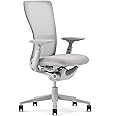 Haworth Zody Standard Posture Mesh Office Chair – Ergonomic Desk Chair with Pneumatic Seat Height Adjustments and Forward Tilt Option - Without Lumbar Support (Cement)