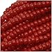 Czech Seed Beads Size 11/0 Dark Red Opaque (1 Hank/4000 Beads)