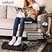 Modevate Ergonomic Desk Foot Rest Cushion for Office or Home, Black, MO-001