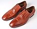 Ferro Aldo Modern Men's Dress Lace-up Oxfords Shoes Cap Toe Brown