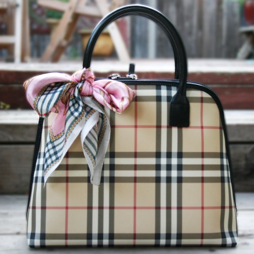 Wrapables 100% Silk Neckerchief Square Scarf, Sailor Stripes Navy