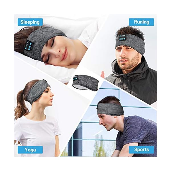 Sleep-Headphones-Wireless-Navly-V50-Sports-Headband-Headphones-with-Ultra-Thin-HD-Stereo-SpeakersPerfect-for-Sports-Side-Sleepers-Air-Travel-Meditation-and-Relaxation Sleep Headphones Bluetooth Headband Personalised Tech Gifts with Built-in HD Stereo Speakers,Perfect for Sports, Side…