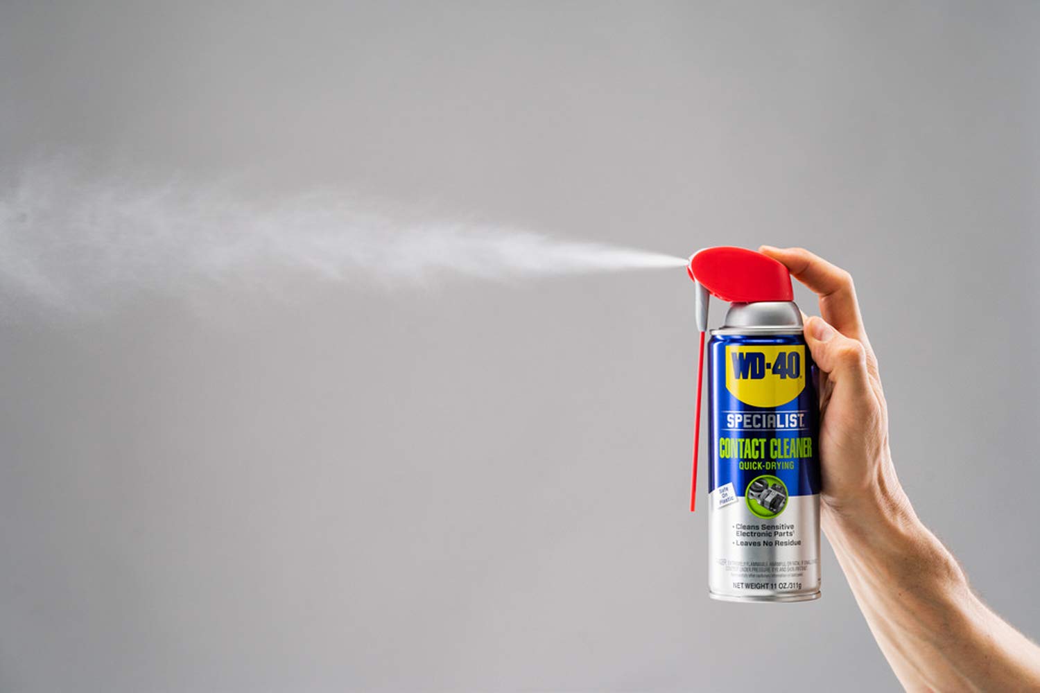 WD-40 Specialist Electrical Contact Cleaner Spray - Electronic & Electrical Equipment Cleaner. 11 oz. (Pack of 1) - 300554-E: Industrial & Scientific