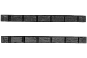 Buachois 2Pcs Electric Guitar Nut Bone,42mm String Pre Slotted Guitar Bone Nut,Pure Bone Nut for Electric Bass Acoustic Class