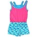 Finding Dory Girls Romper (4T, Whale Pink)