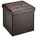 Ollieroo Faux Leather Folding Storage Ottoman Bench Seat Foot Rest Stool (15