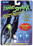 Buztronics Tiresparx LED Valve Cap Lights - Blue, Schrader
