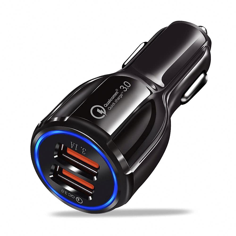 Quick Charge 3.0 In Car Charger 2 Ports USB Qualcomm QC Fast Charging Adapter Uk