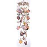 laddawan Nature's Melody Wind Chimes for Indoor, Seashell Tuned Unique Design, 25”