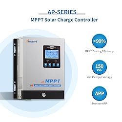 Ampinvt 40A MPPT Solar Charge Controller 12V 24V