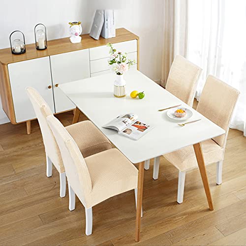 Dining Room Chair Cover Stretch Dining Chairs Covers Dinning Parsons Slipcovers | Beige
