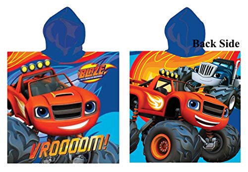 Blaze Hooded Towel, Poncho,Bathrobe Towel,Beach Towel,Swimming Towel,Official Licensed