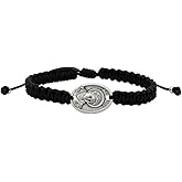 Saint Carlo Acutis Bracelet with Center Medal | Adjustable Cord | Patron Saint of the Internet & Youth | Great Catholic Gift for Confirmation