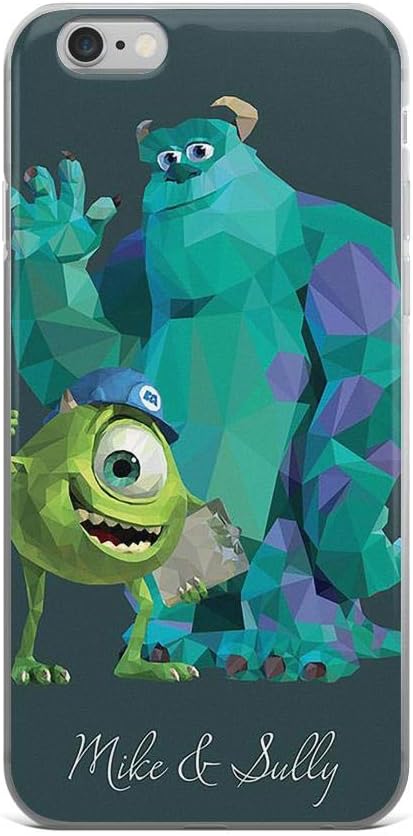 TeeTan Compatible with iPhone 6 Plus/6s Plus Case Monster Inc Baby Boo Miss Sulley Mike Pure Clear Phone Cases Cover