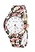 Flower Style Women Watch, Black/red