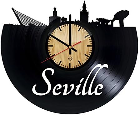 Seville Record Wall Clock - Get unique of living room wall decor - Gift ideas for girls and boys – City Unique Art Design