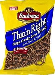 Image of Bachman Pretzels Thin'n Right 3.5 oz (4 Bags)