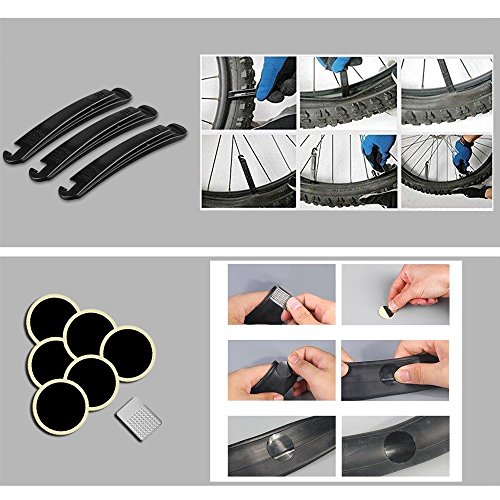 Hommie Bike Repair Tool Kits, 16in1 Bicycle Saddle Bag with Repair