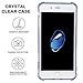 Matone Crystal Clear Shock Absorption Technology Bumper Soft TPU Cover Case for iPhone 7 Plus/iPhone 8 Plus - Clear Blue