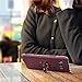 Henpone Case for Samsung Galaxy S21 Plus Case for Women Girl,Bling Diamond Ring Protective Case with Ring Kickstand for Samsung Galaxy S21 Plus 6.7'' 5G Fashion Purple