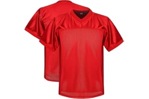 KUAIPAO Youth Blank Football Jersey, Kid's Hip Hop Jersey Sports T-Shirt for Party