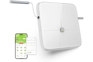 BodyPedia Body Composition Scale,Bmi Scale,Bioimpedance Scale,Smart Body Fat Measurement Device with Handheld,40+ Body Data,8 Electrode,Professional Body Scan Scale with Muscle Mass Apple Health Sync