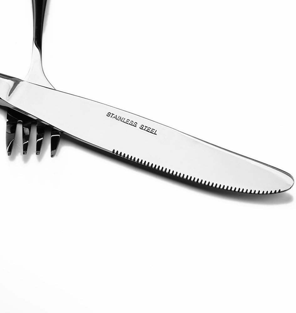 Eslite Stainless Steel Dinner Knives Set,12-Piece: Kitchen & Dining