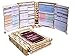 Ugears Game Master's Screen - Build Your Own Wizard Wooden Screen with 2, 3 or 4 Panels with an Easy Cheat Sheets (A4 or 8.5