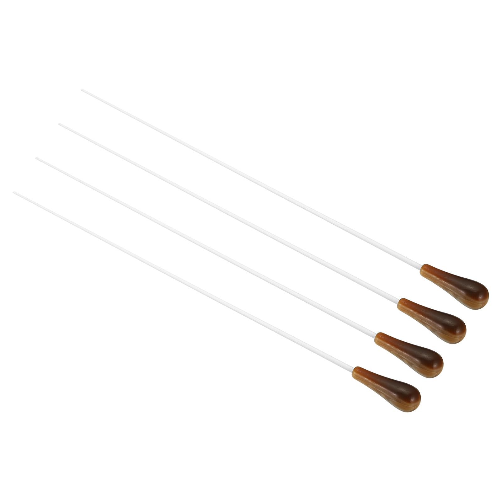 PATIKIL 38cm/15Inch Music Conductor Baton,4Pcs Orchestra Baton Resin Handle for Singing Leader Music Director Yellow