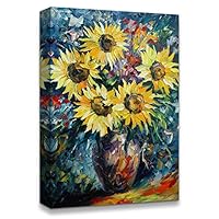 Canvas Wall Art Vintage Oil Painting Canvas Prints Home Artwork Decoration for Living Room,Bedroom - 12x18 inches