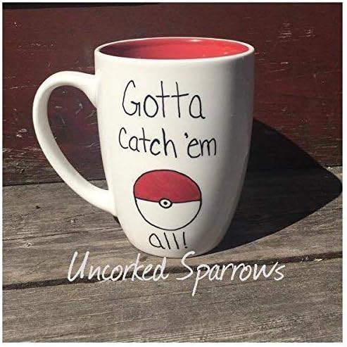 Gotta catch 'em all! Pokémon Go mug Pokestop Pokeball Pikachu game
