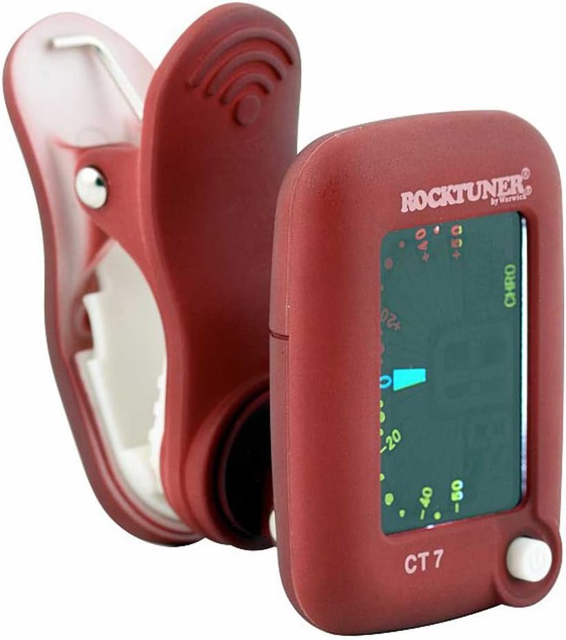 Rock Tuner Ct 7 Clip-On Tuner/Red
