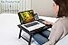 Sofia + Sam Multi Tasking Laptop Bed Tray – Bamboo Lap Desk – Folding TV Tray Table – Smartphone Tablet Lap Tray – Homework Study Reading Eating Food – Walnutthumb 1