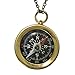 UMBRELLALABORATORY Steampunk Antique Nautical Necklace - Compass