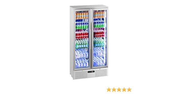 Royal Catering RCGK-458S Nevera Expositora de Bebidas Frigorifico ...