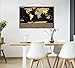 Landmass 36” Wide Magnetic Poster Hanger Frame - Wall Hanging Wooden Frame For Posters, Prints, Photos, Pictures and Artwork - Frame For Scratch Off Map - 36x48 36x24 36x12 24x36