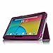 Fintie iView SupraPad 10.1 Folio Case - Premium PU Leather Cover with Stylus Loop for Dragon Touch A1X Plus 2016 Edition / A1X Plus II / A1X / A1 10.1-Inch Tablet, Purple