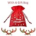 heytech Inflatable Reindeer, 2 Pack Inflatable Reindeer Antler Ring Toss Game for Christmas Party (2 Antlers&8 Rings& 1 Gift Bag)