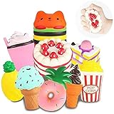 Slow Rising Jumbo Squishies Toys Set - 9 Pack Soft