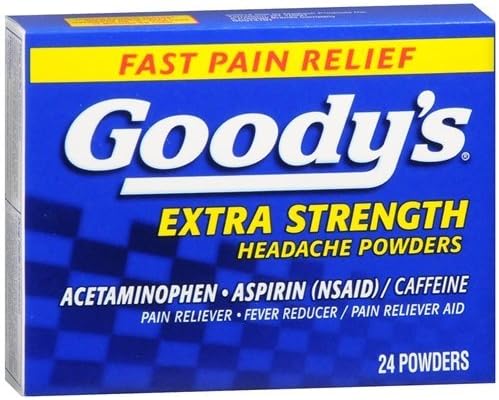 Goody's Extra Strength Headache Powders, 24 Powder Packets Per Box