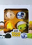 Disney Tsum Tsum star wars 4-pk collection set with Luke, C-3PO, R2-D2 and Yoda.