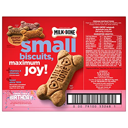MilkBone Peanut Butter Flavor Dog Treats, Small Biscuits, 7 Pounds Pricepulse