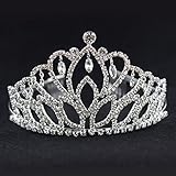 Elegant Tiara Crystal Hair Crown - Rhinestones Heaband for Queen, Bridal, Princess in Wedding, Party and Birthday 1-2 - by NIPOO